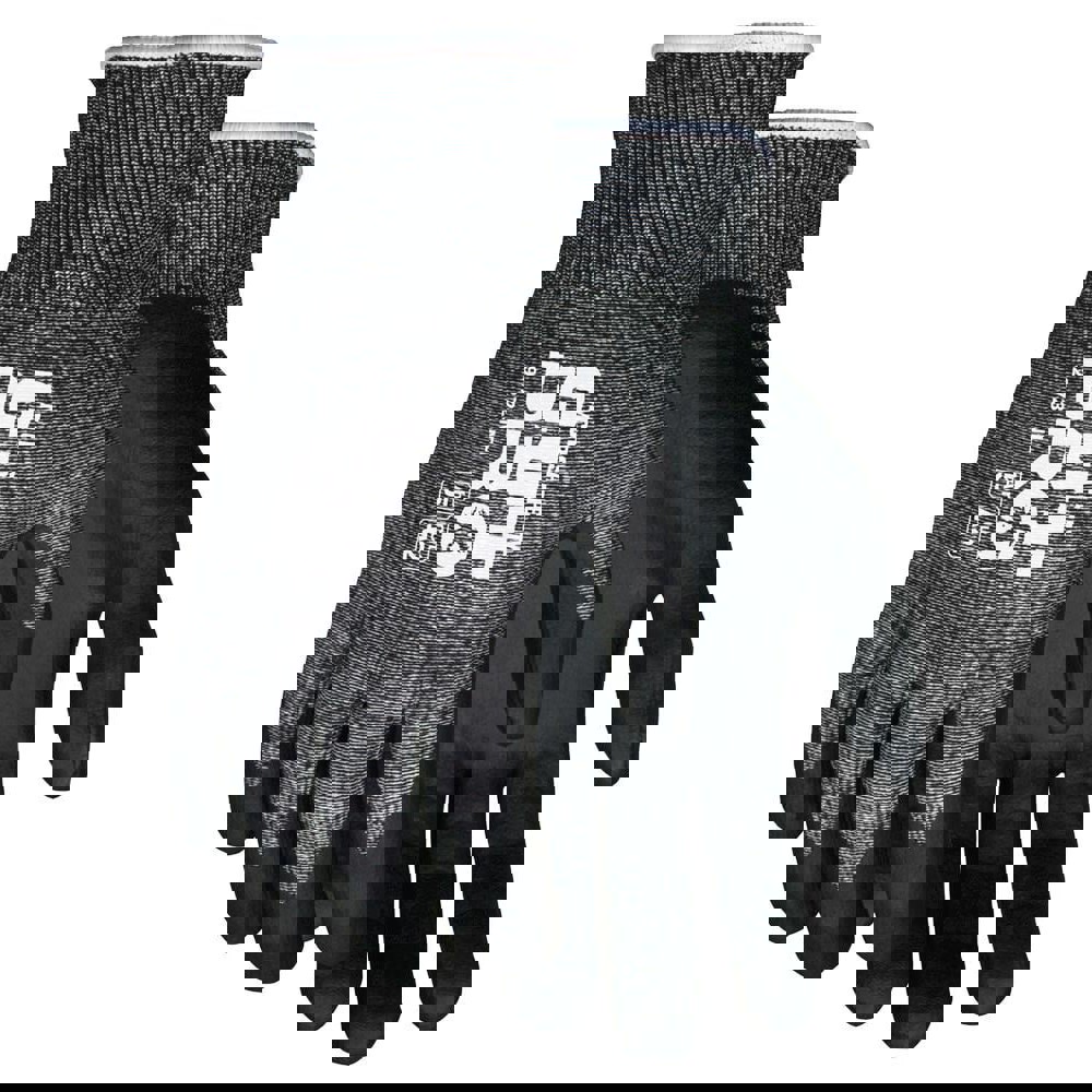 Cut, Puncture & Abrasive-Resistant Gloves: Size 2XL, ANSI Cut A2, ANSI Puncture 4, Foam Nitrile, HPPE